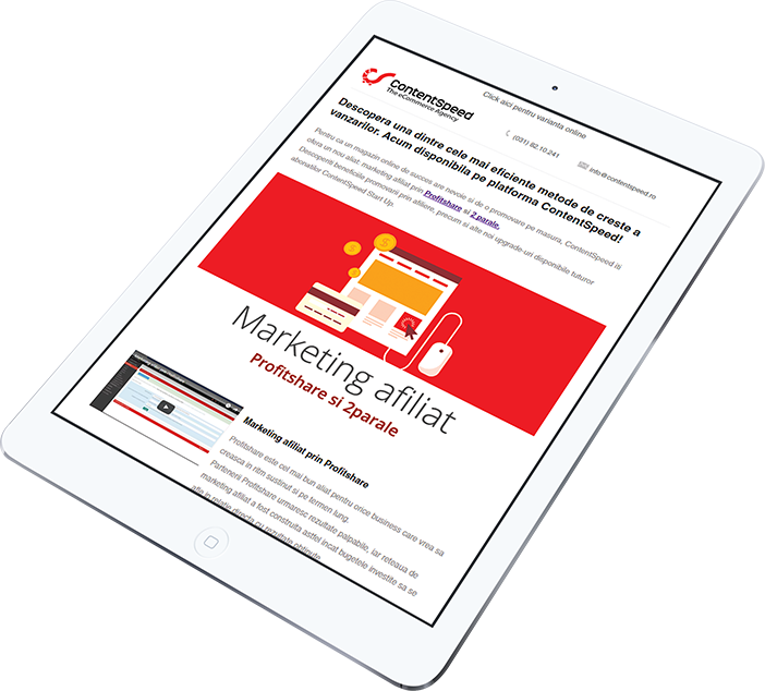 Generator de creatie pentru newslettere