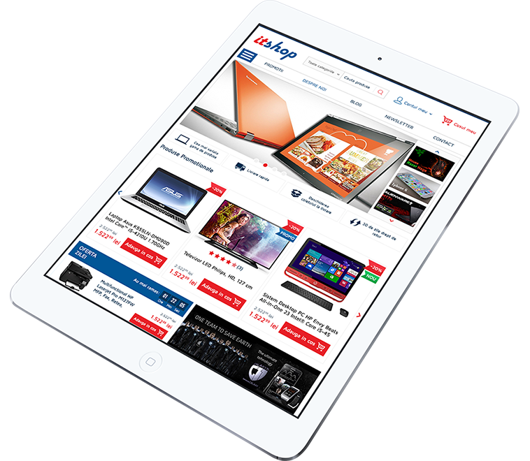 Numar nelimitat de promotii, cupoane, voucere si coduri de reducere de tip alfanumeric, valorice sau procentuale